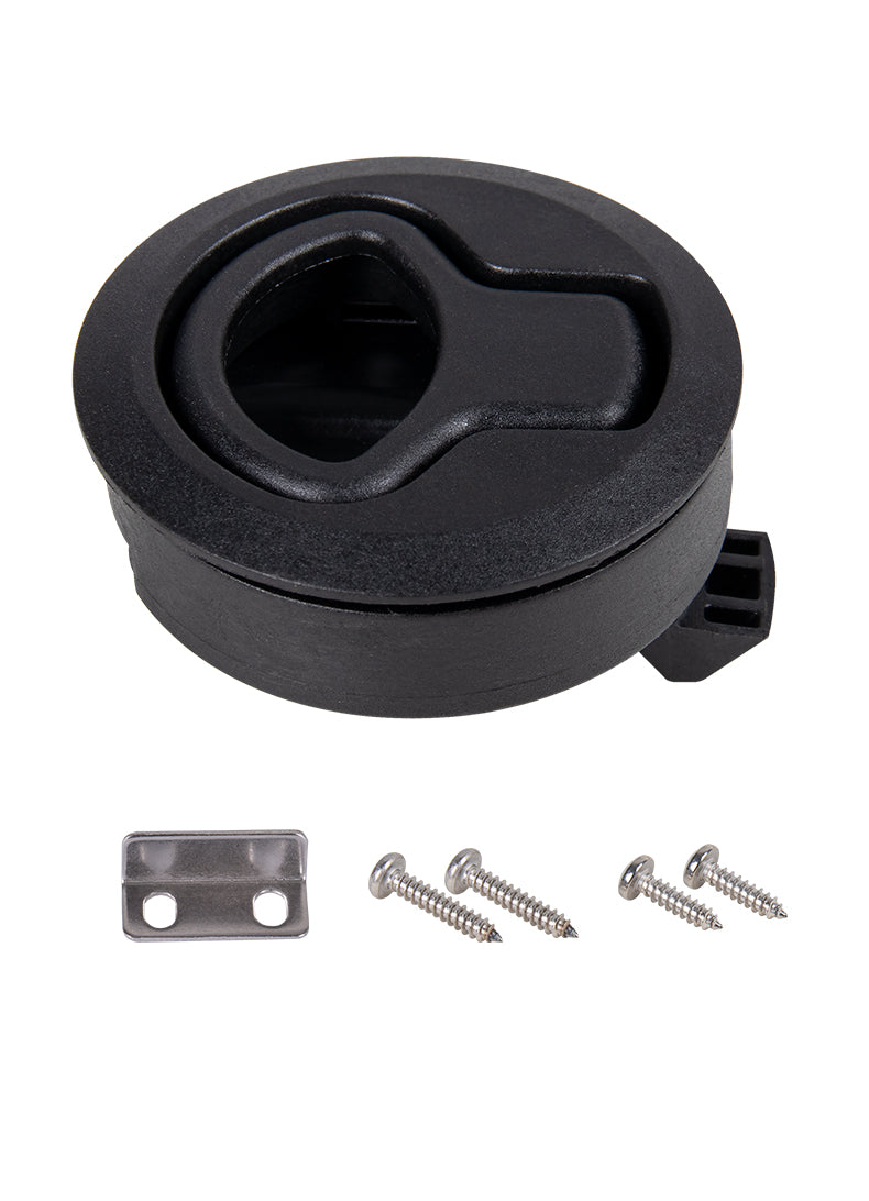 Marine Flat Draw Latch - Flush Mount Nylon Slam Latch