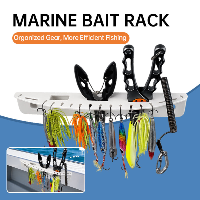 ABS Wall-Mount Fishing Lure Rack for Boats — Tackle Organizer & Hook Holder | Product image 4