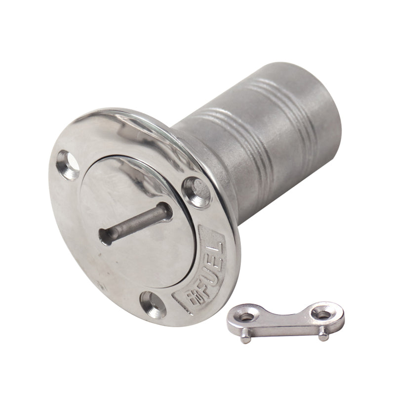 316 Stainless Steel Boat Deck Fill – Marine Water & Fuel Filler with Key Lock & Chain