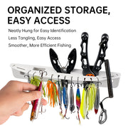 ABS Wall-Mount Fishing Lure Rack for Boats — Tackle Organizer & Hook Holder | Product image 5