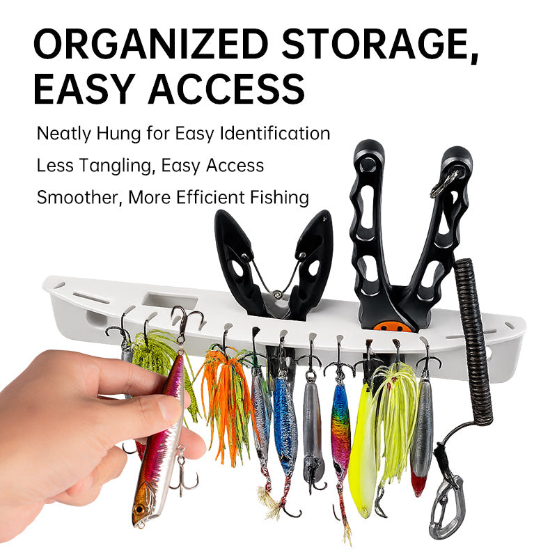 ABS Wall-Mount Fishing Lure Rack for Boats — Tackle Organizer & Hook Holder | Product image 5