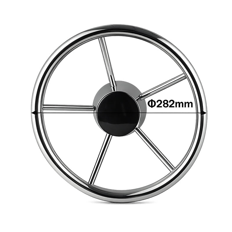 Marine Stainless Steel Boat Steering Wheel