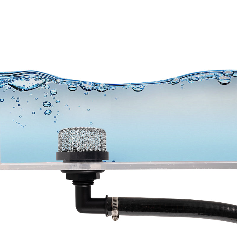 Marine Livewell Drain Outlet with Stainless Steel Filter Screen