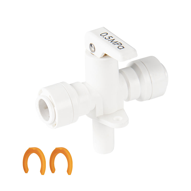 RV Water System Fittings & Valves – Quick Connect Drain Valve, Elbow, Straight & Tube Clips