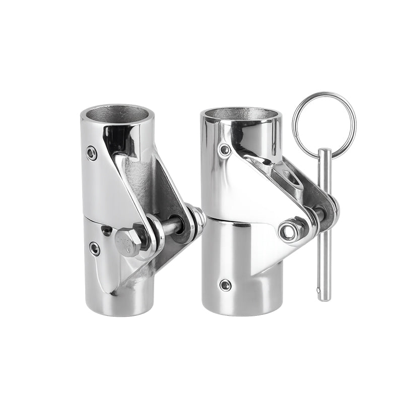 316 Stainless Steel 180° Swivel Tube Connector – Marine Bimini & Rail Fitting