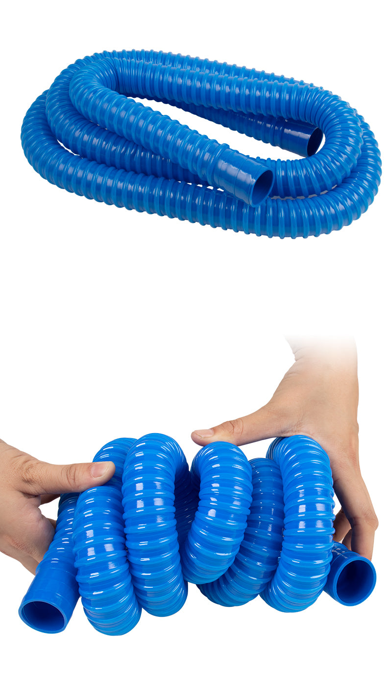 Marine Bilge Pump Hose with Check Valve Kit - Anti-Crack EVA Flexible Discharge Hose 1100GPH (78.74in/200cm)