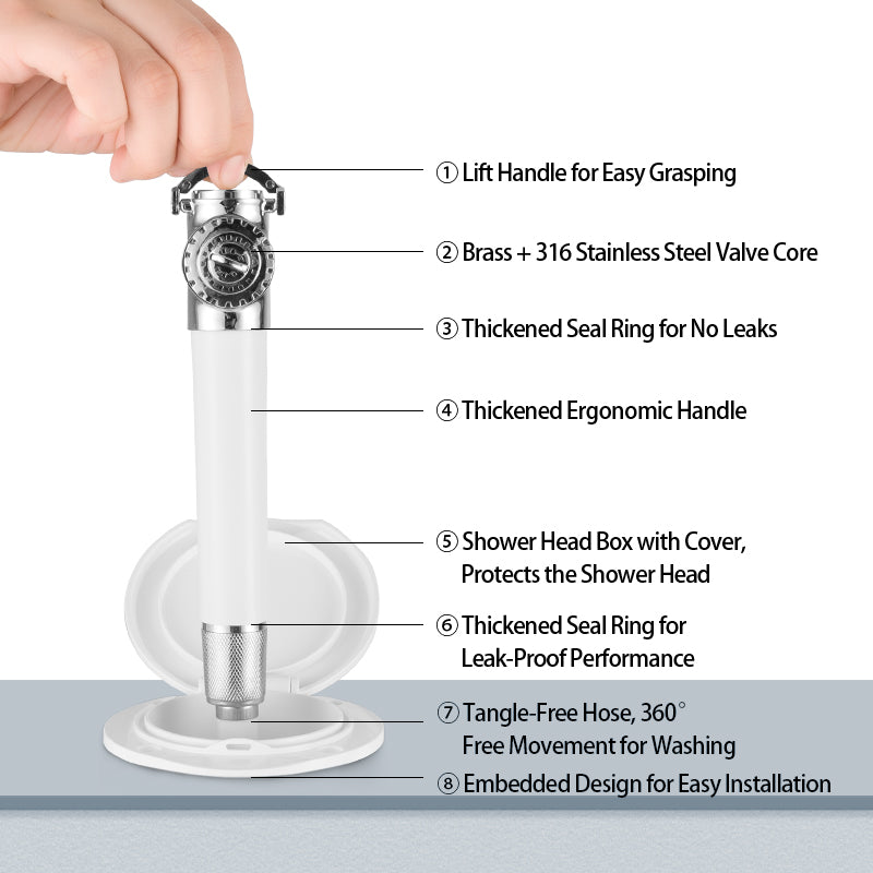 Outboard Boat Deck Shower Kit