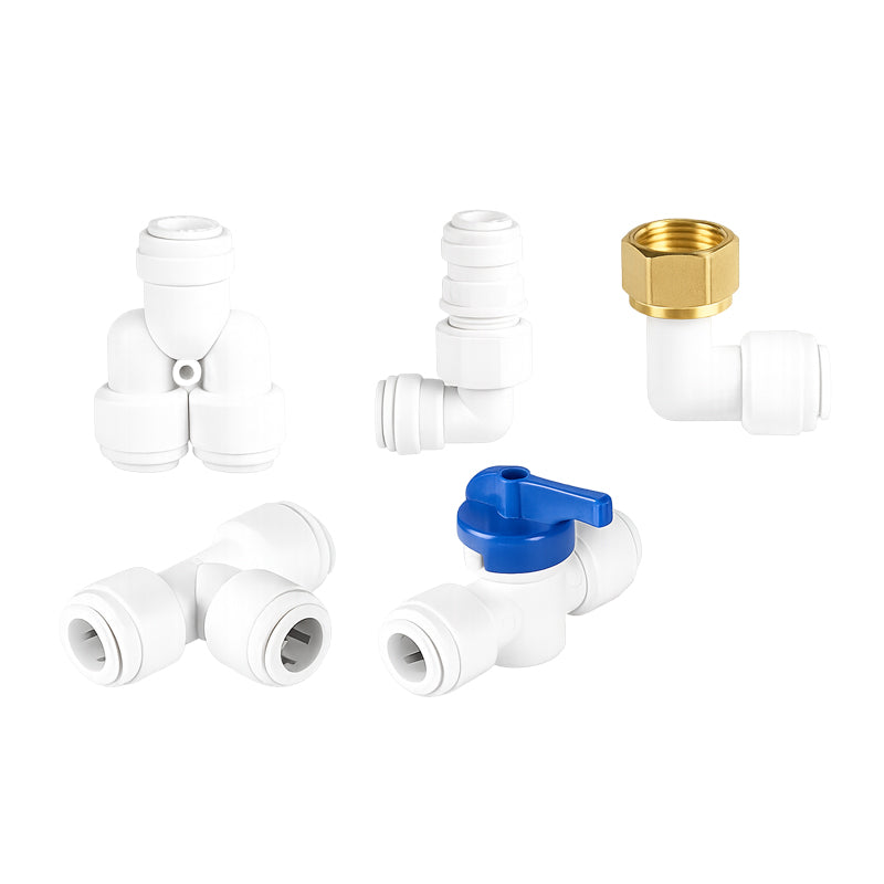 RV Water System Fittings & Valves – Quick Connect Drain Valve, Elbow, Straight & Tube Clips