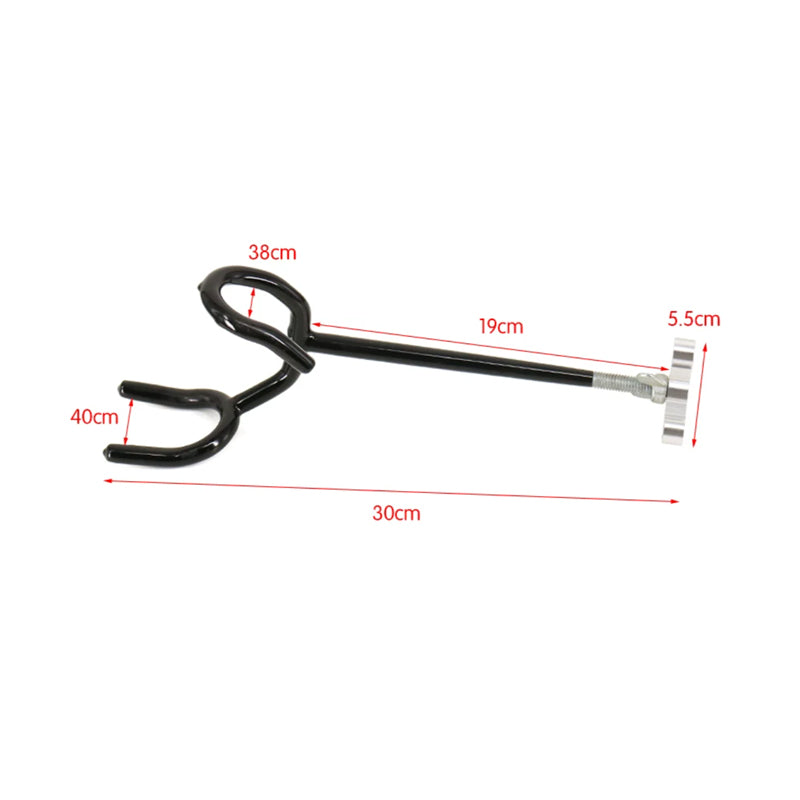 Stainless Steel Fishing Rod Holder – Rubber Coated, Aluminum Base