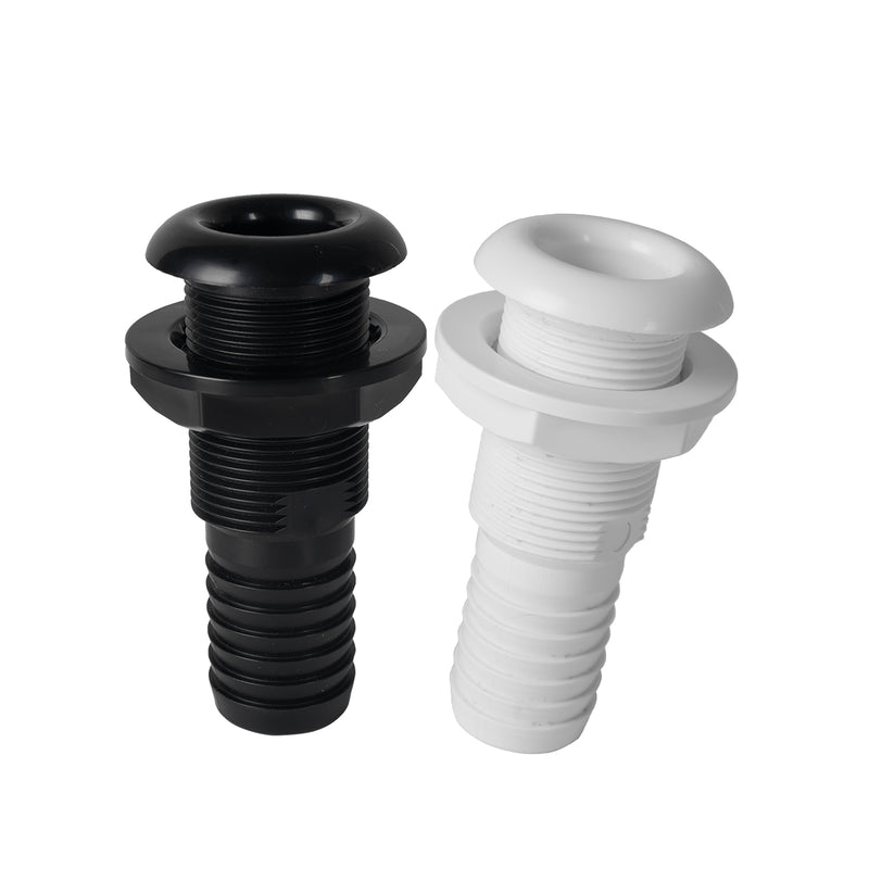 Marine Thru Hull Drain Outlet – ABS Boat Deck Drain Fitting (20mm / 25mm / 29mm)