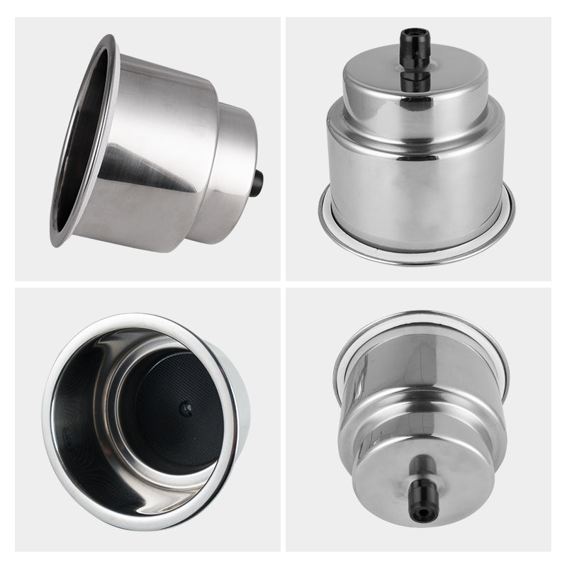 304 Stainless Steel Flush Mount Cup Holder