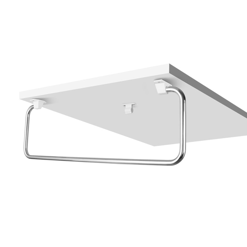 RV Ceiling-Mount Folding Clothes Rail | Stainless Steel Retractable Hanger
