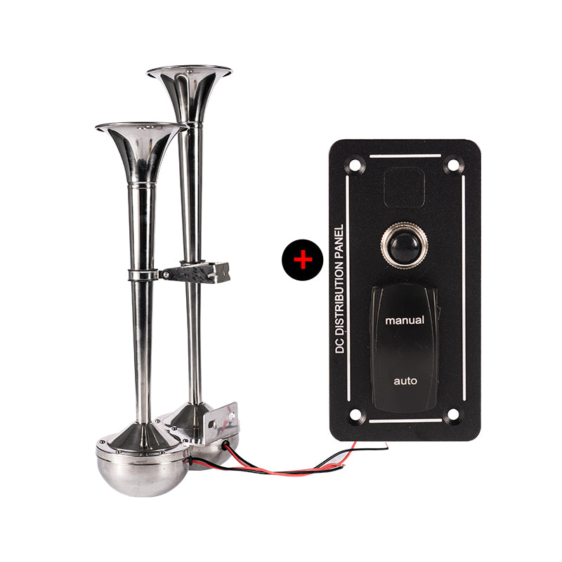 304 Stainless Steel Marine Electric Horn – Single/Dual Trumpet