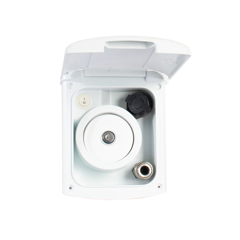 RV Water Fill Port – Locking Magnetic Lid