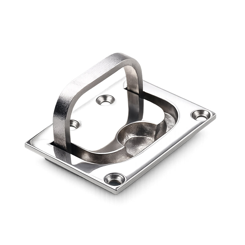 316 Stainless Steel Marine Flush Pull Ring – Boat Floor Hatch Latch,