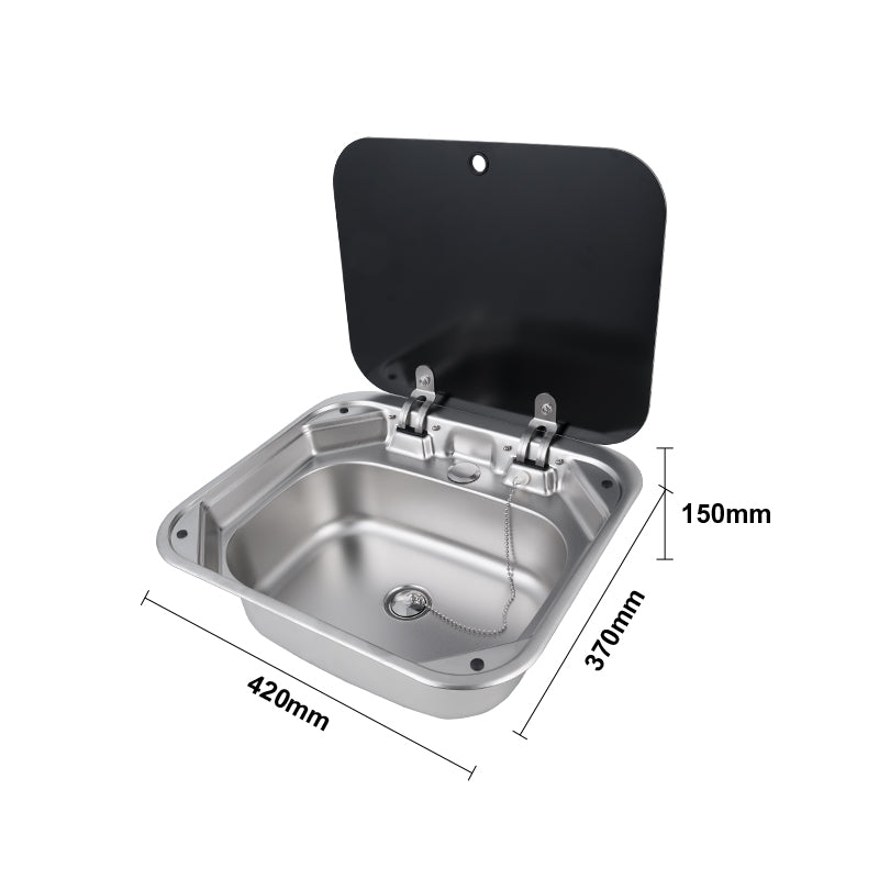 RV Camper Nano-Coated 304 Stainless Steel Sink