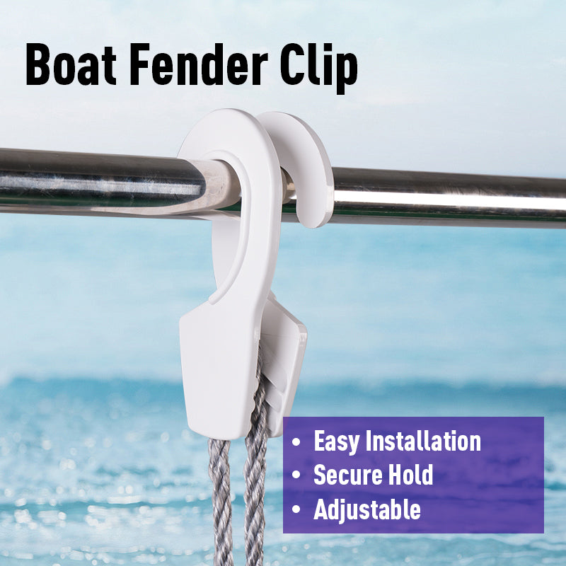 boat Fender Clips – Adjustable Marine Fender Hangers for Boat Railings | Product image 2