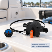 System 1 Livewell Drain Control Valve - 2-Position Remote Boat Water Control — illustrative use context