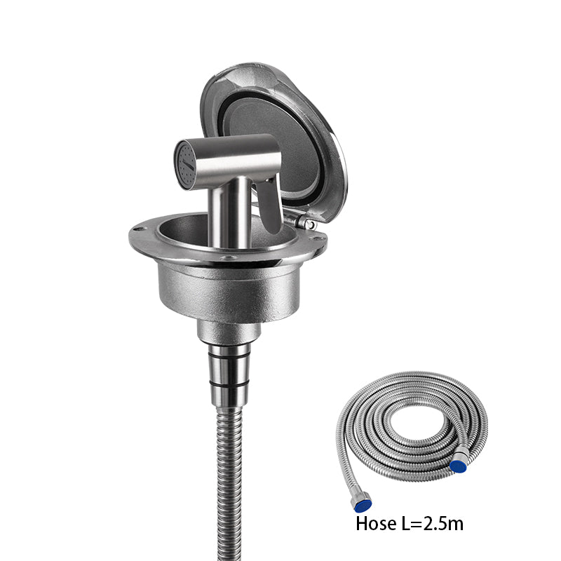 316 Stainless Steel Marine Flush-Mount Shower Kit