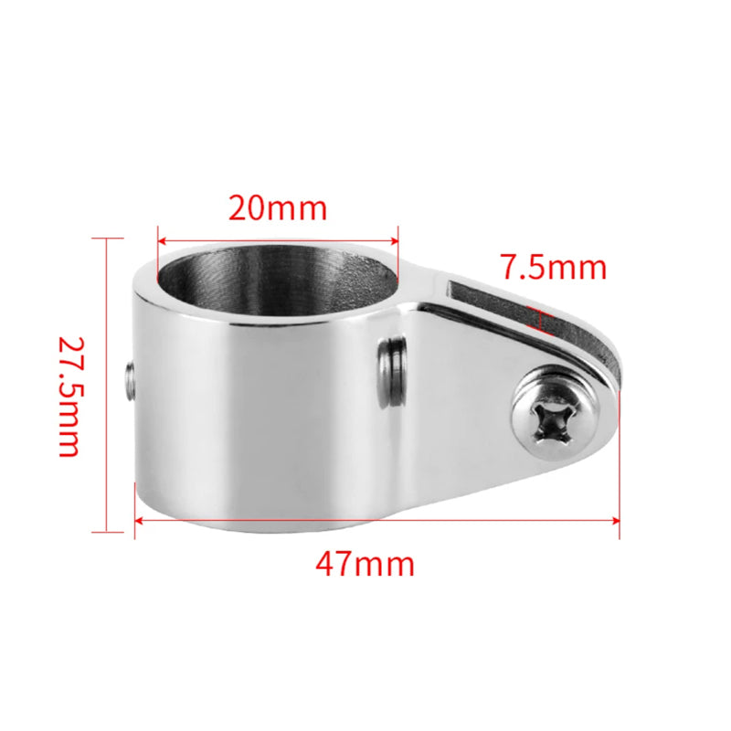 Marine Bimini Top Fittings Kit – 316 SS Slide Cap, Slide Socket, Deck Mount, Pin Mount