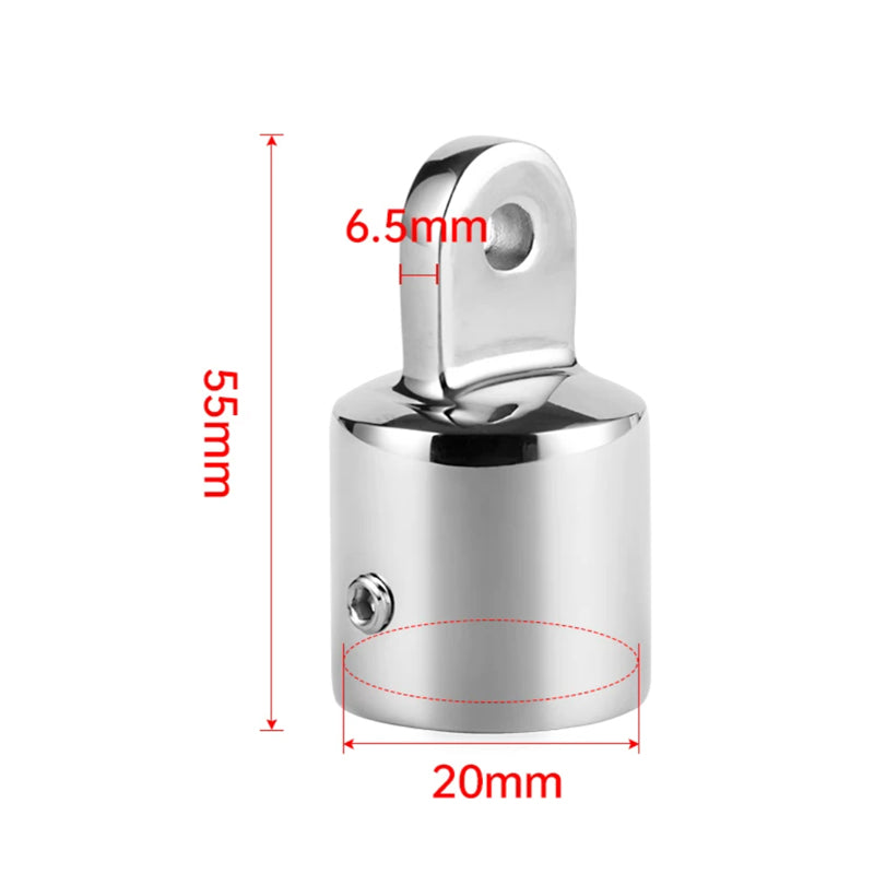 Marine Bimini Top Fittings Kit – 316 SS Slide Cap, Slide Socket, Deck Mount, Pin Mount