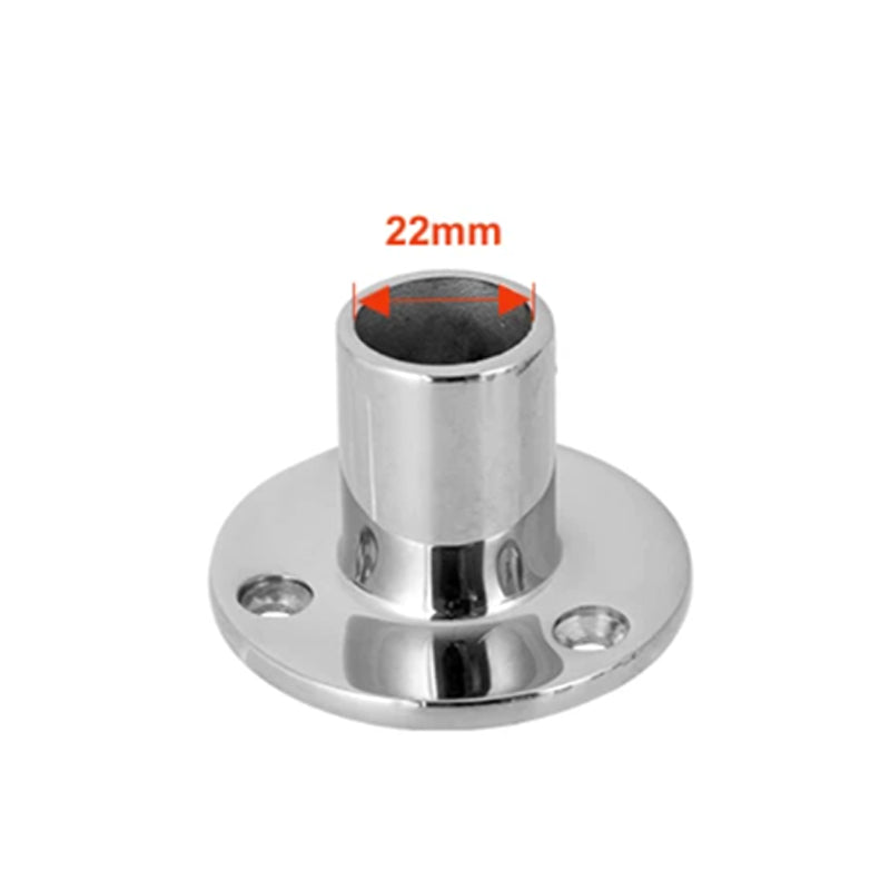 316 Stainless Steel Tube Base Flange – Round & Square Base
