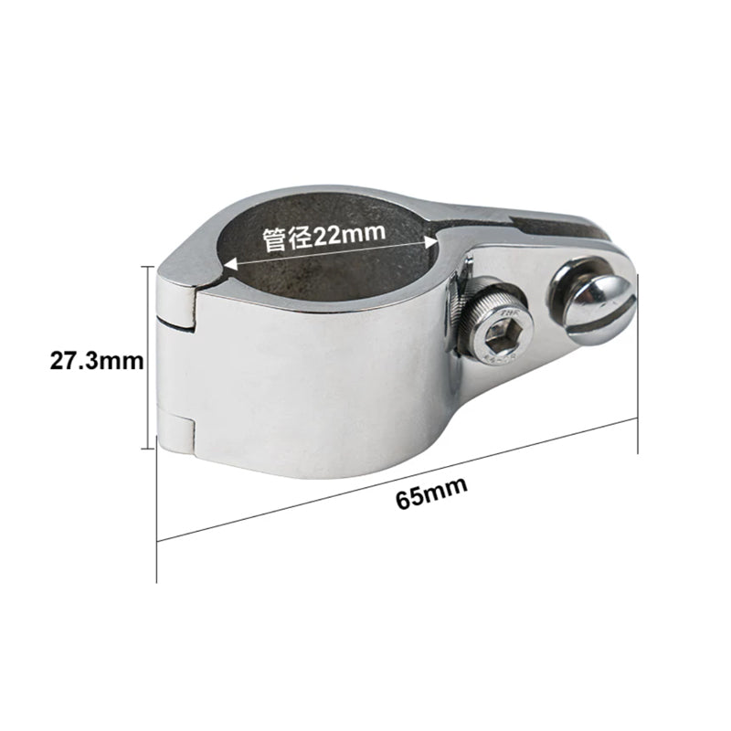 Marine Bimini Top Fittings Kit – 316 SS Slide Cap, Slide Socket, Deck Mount, Pin Mount