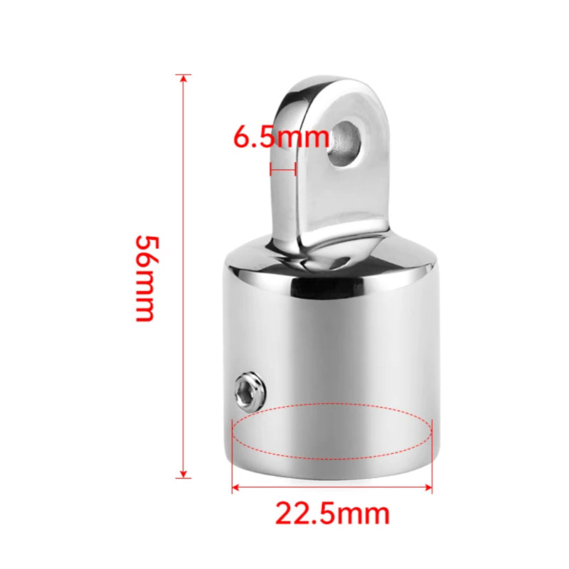 Marine Bimini Top Fittings Kit – 316 SS Slide Cap, Slide Socket, Deck Mount, Pin Mount