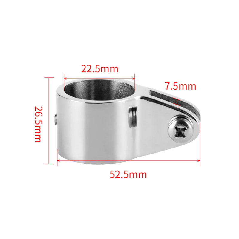 Marine Bimini Top Fittings Kit – 316 SS Slide Cap, Slide Socket, Deck Mount, Pin Mount