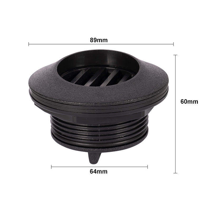 Marine Deck Drain Plug - Livewell Cockpit Threaded Drain Fitting