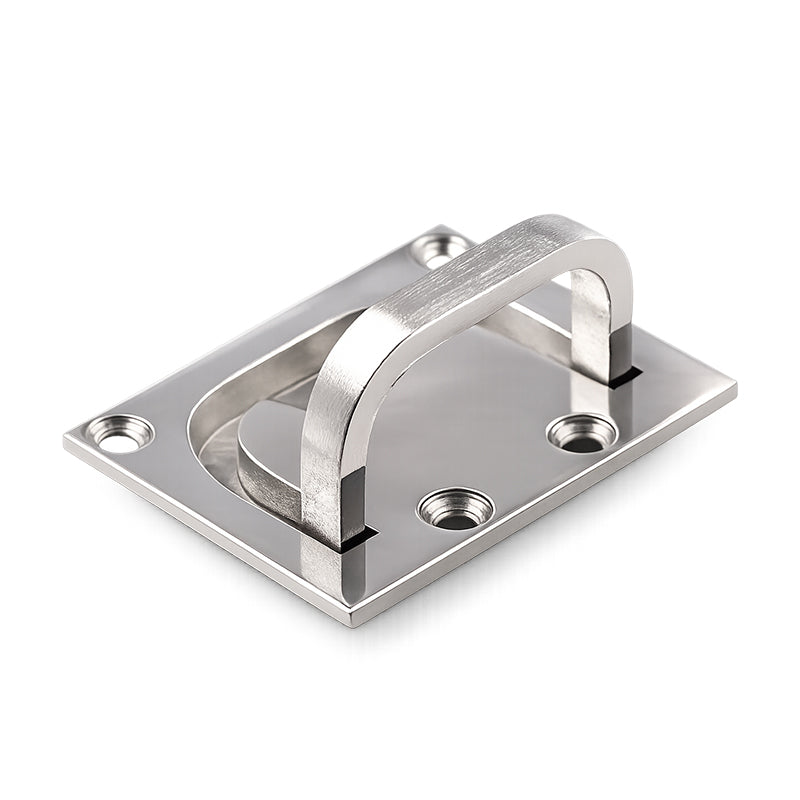 316 Stainless Steel Marine Flush Pull Ring – Boat Floor Hatch Latch,