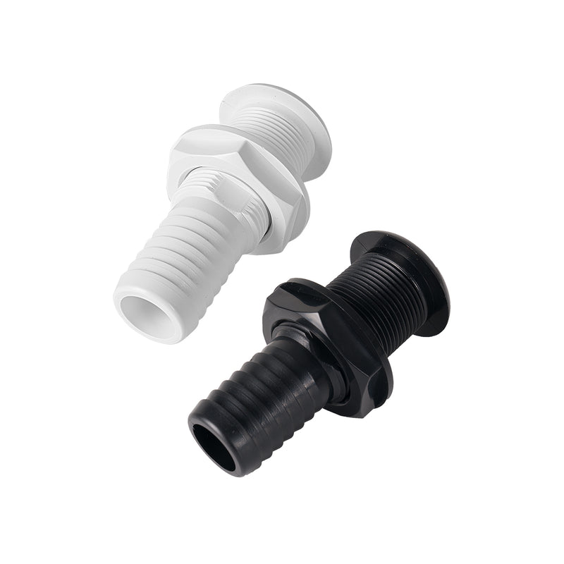 Marine Thru Hull Drain Outlet – ABS Boat Deck Drain Fitting (20mm / 25mm / 29mm)