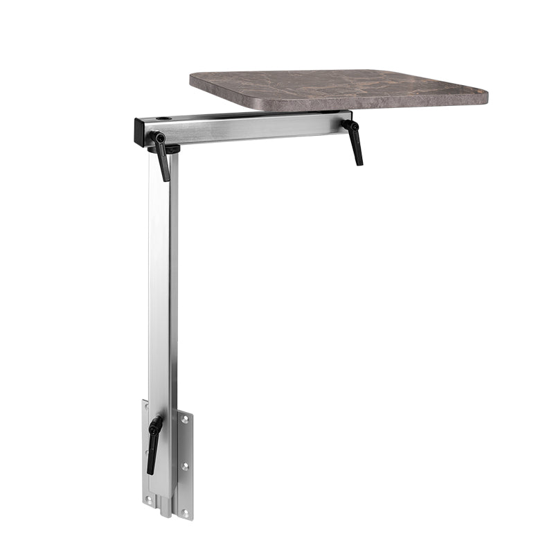 RV Folding Table Leg with 360° Swivel – Adjustable Height, Quick Release, Aluminum Alloy