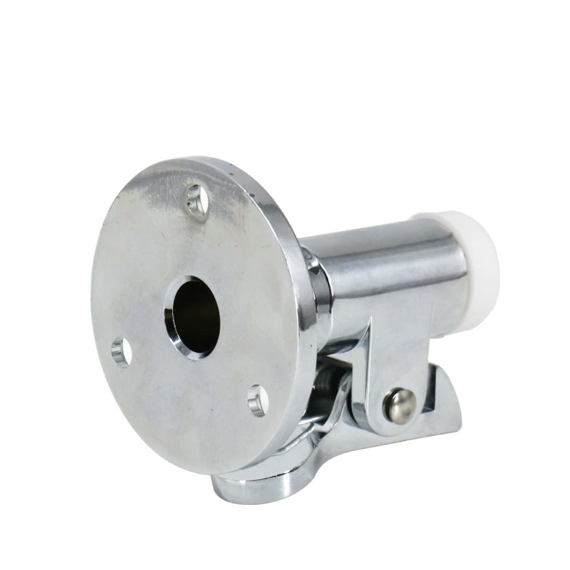 Marine Stainless Steel Door Stop – Boat Cabin Door Holder with Rubber Buffer