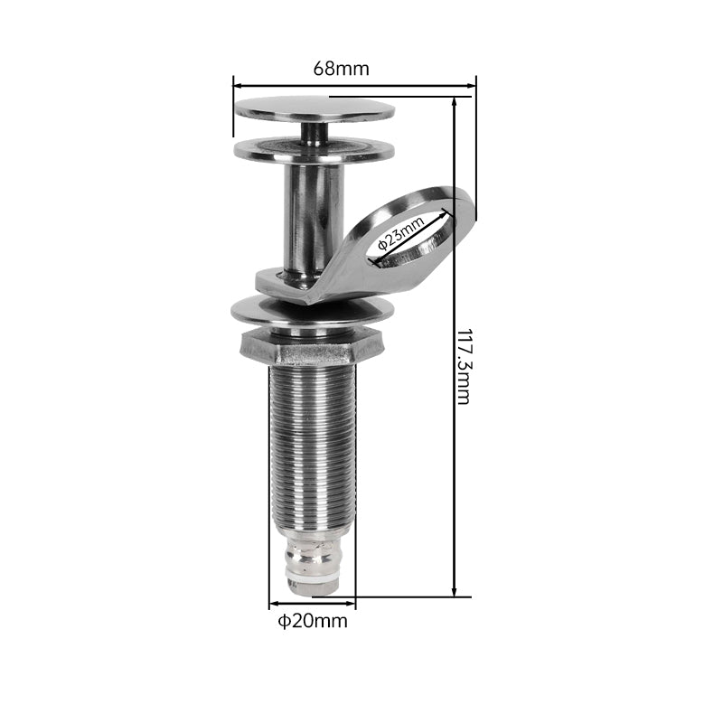 304 Stainless Steel Marine Spring Buckle – Detachable Fender Cleat