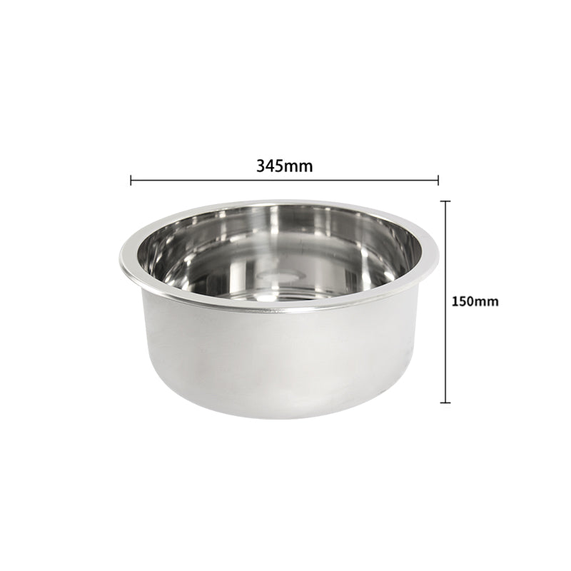RV Stainless Steel Sink with PE Cutting Board Lid for Camper & Boat