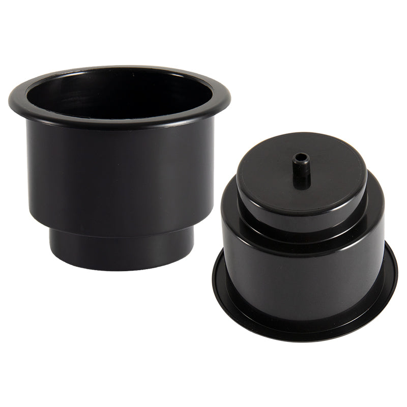 Marine Plastic Recessed Cup Holder with Drain Hole for Boat RV Yacht Truck