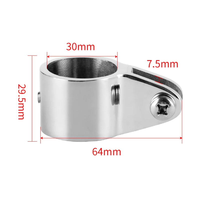 Marine Bimini Top Fittings Kit – 316 SS Slide Cap, Slide Socket, Deck Mount, Pin Mount