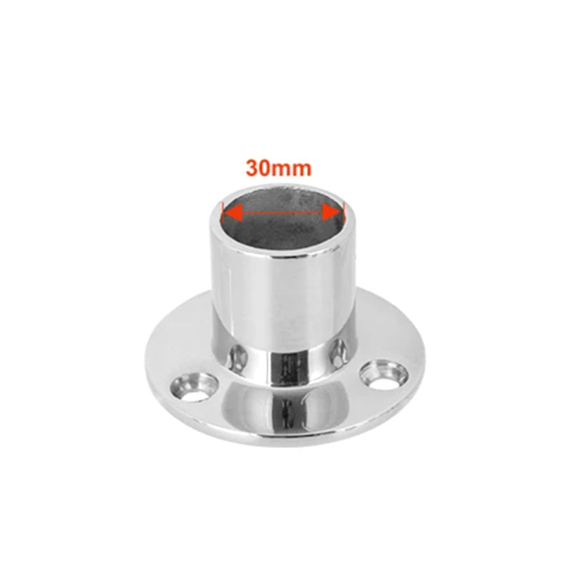 316 Stainless Steel Tube Base Flange – Round & Square Base
