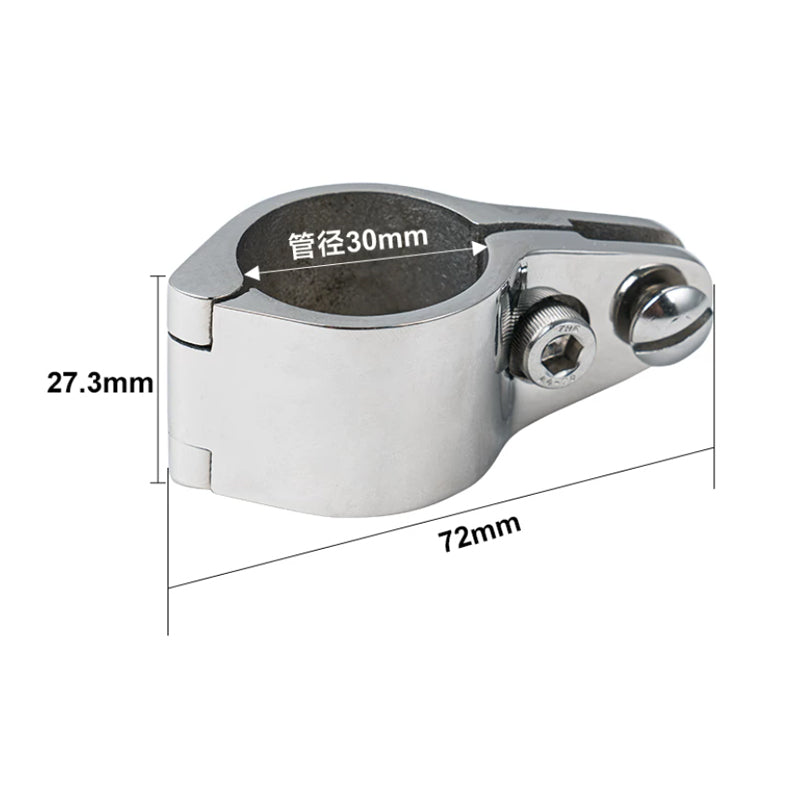 Marine Bimini Top Fittings Kit – 316 SS Slide Cap, Slide Socket, Deck Mount, Pin Mount