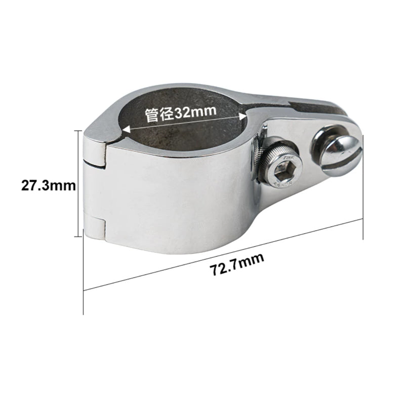 Marine Bimini Top Fittings Kit – 316 SS Slide Cap, Slide Socket, Deck Mount, Pin Mount