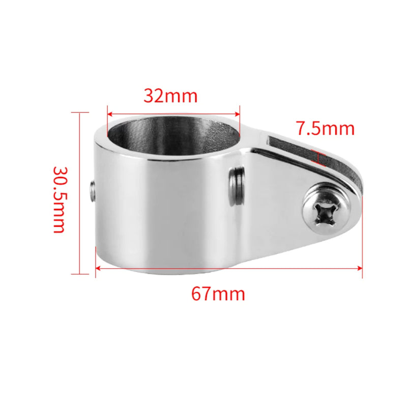 Marine Bimini Top Fittings Kit – 316 SS Slide Cap, Slide Socket, Deck Mount, Pin Mount
