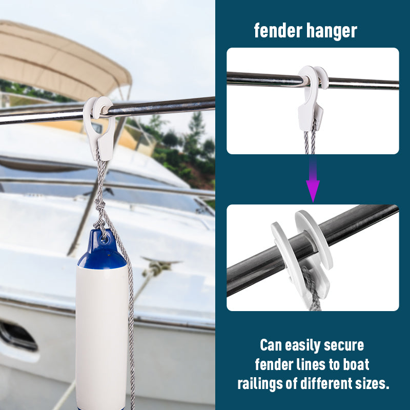 boat Fender Clips – Adjustable Marine Fender Hangers for Boat Railings | Product image 4