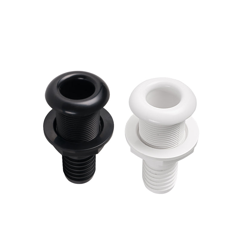 Marine Thru Hull Drain Outlet – ABS Boat Deck Drain Fitting (20mm / 25mm / 29mm)