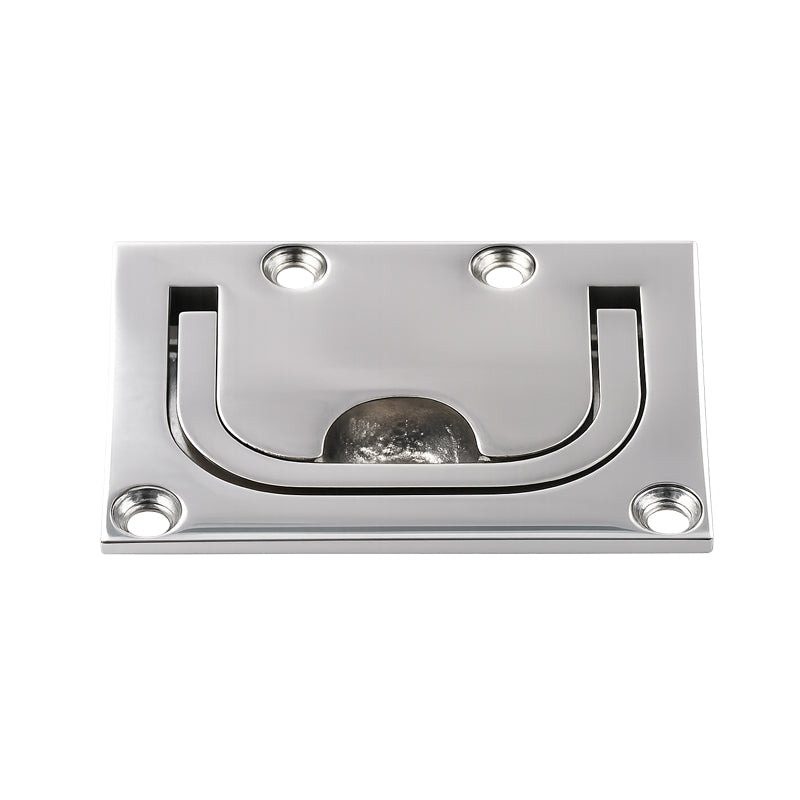 316 Stainless Steel Marine Flush Pull Ring – Boat Floor Hatch Latch,