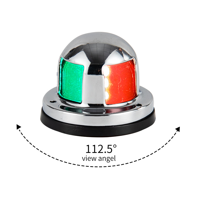 Marine LED Navigation Light – Red & Green Bow Light for Boat Yacht