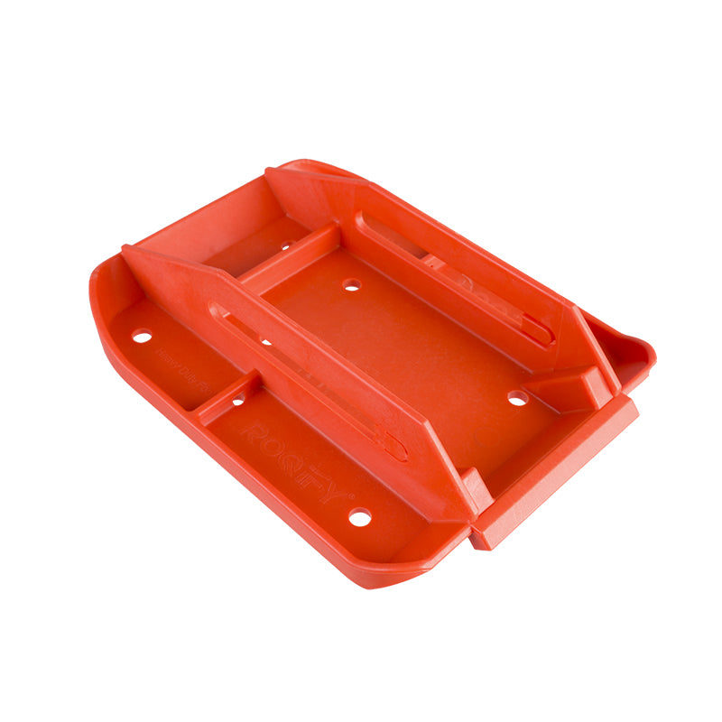 RV Stabilizer Jack Pad with Spring-Loaded Bracket – Auto-Retract Foot Pad for Travel Trailers