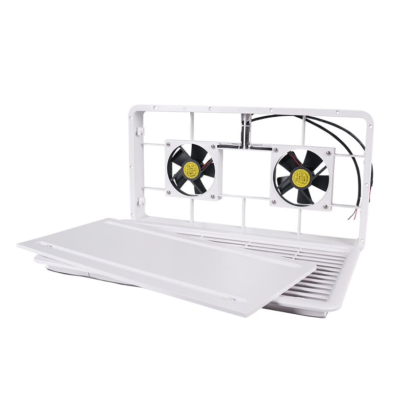 RV Exhaust Fan with Dust Screen | 12V Low-Noise Ventilation for Motorhome