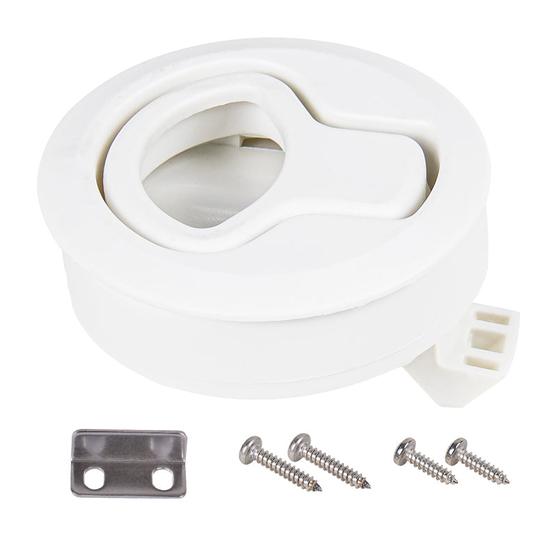 Marine Flat Draw Latch - Flush Mount Nylon Slam Latch