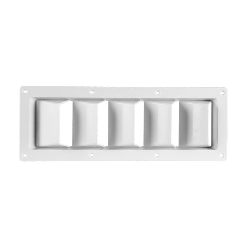 Marine Louvered Vent Cover – 5-Slot ABS